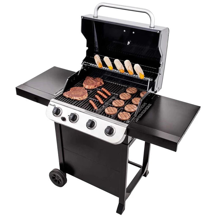 Char-Broil Convective Series 410B – 4 Burner Gas Barbecue Grill, Black Finish