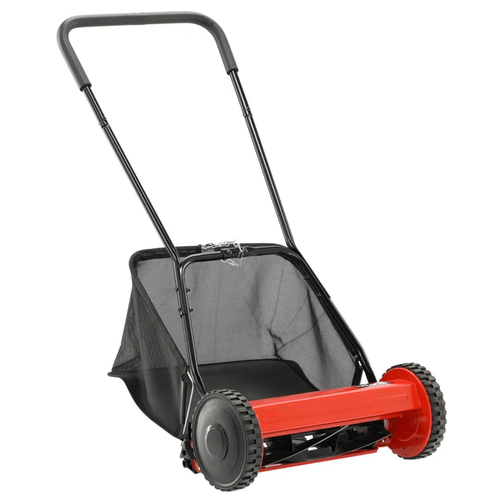 YATO Manual CYLINDER MOWER 400 mm Cutting Width 17–43 mm Cutting Height 27L Grass Collector Bag