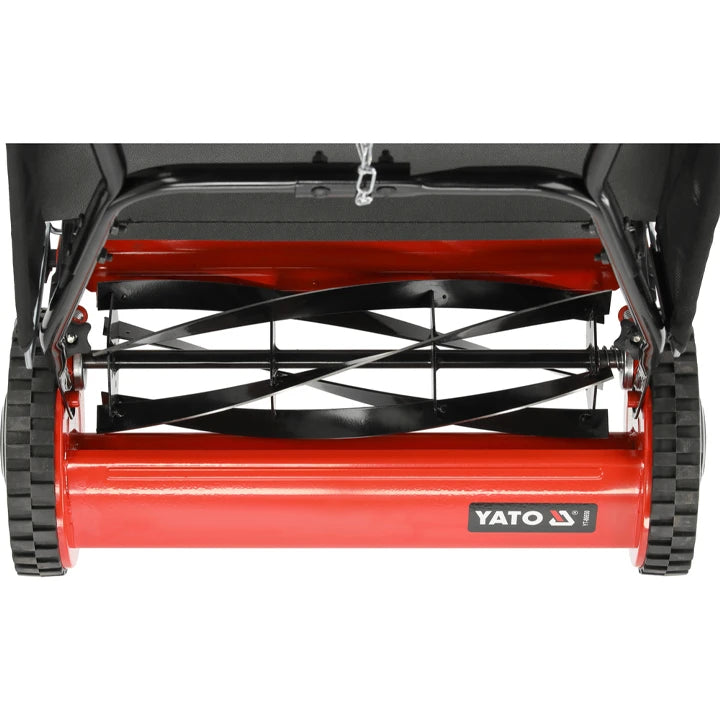 YATO Manual CYLINDER MOWER 400 mm Cutting Width 17–43 mm Cutting Height 27L Grass Collector Bag